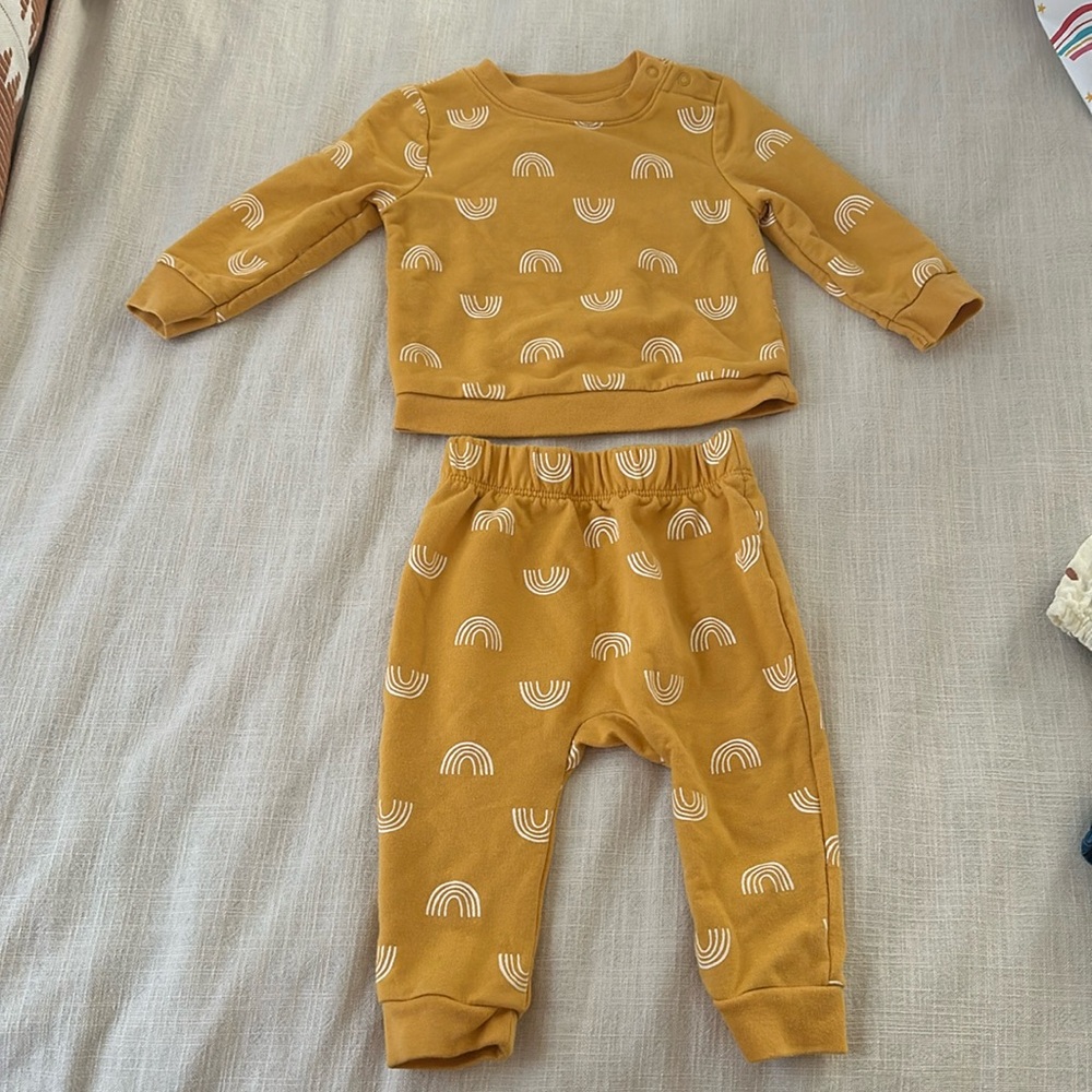 Cat & Jack unisex matching sweat set